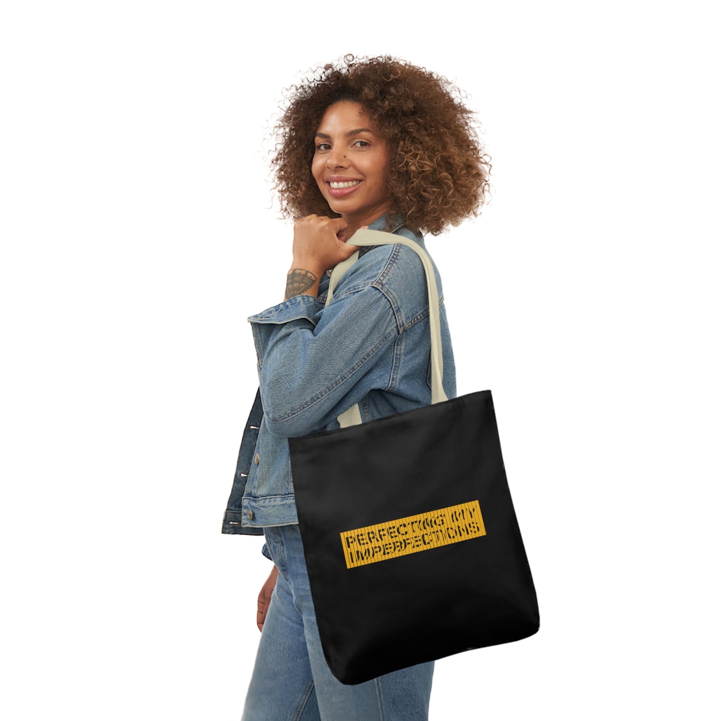 Perfecting My Imperfections Canvas Tote Bag