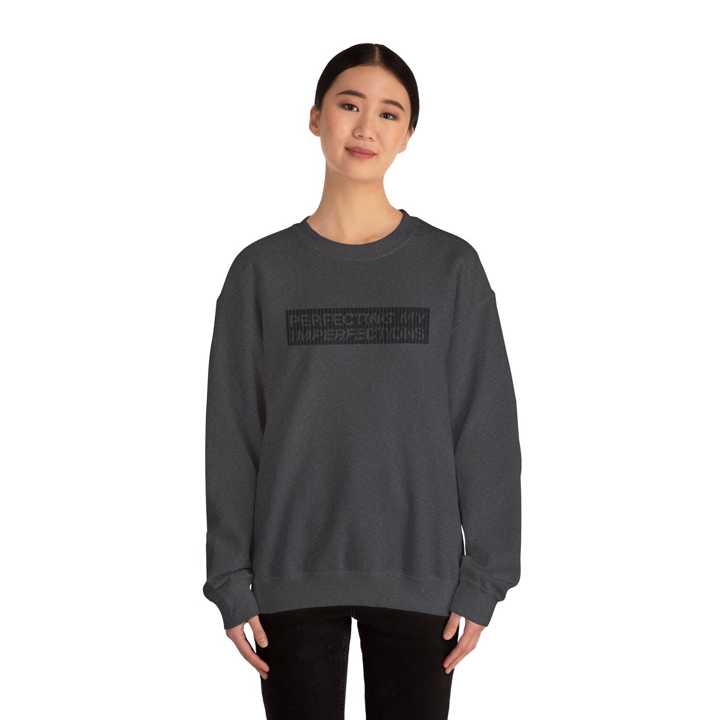 Perfecting My Imperfections Unisex Heavy Blend™ Crewneck Sweatshirt