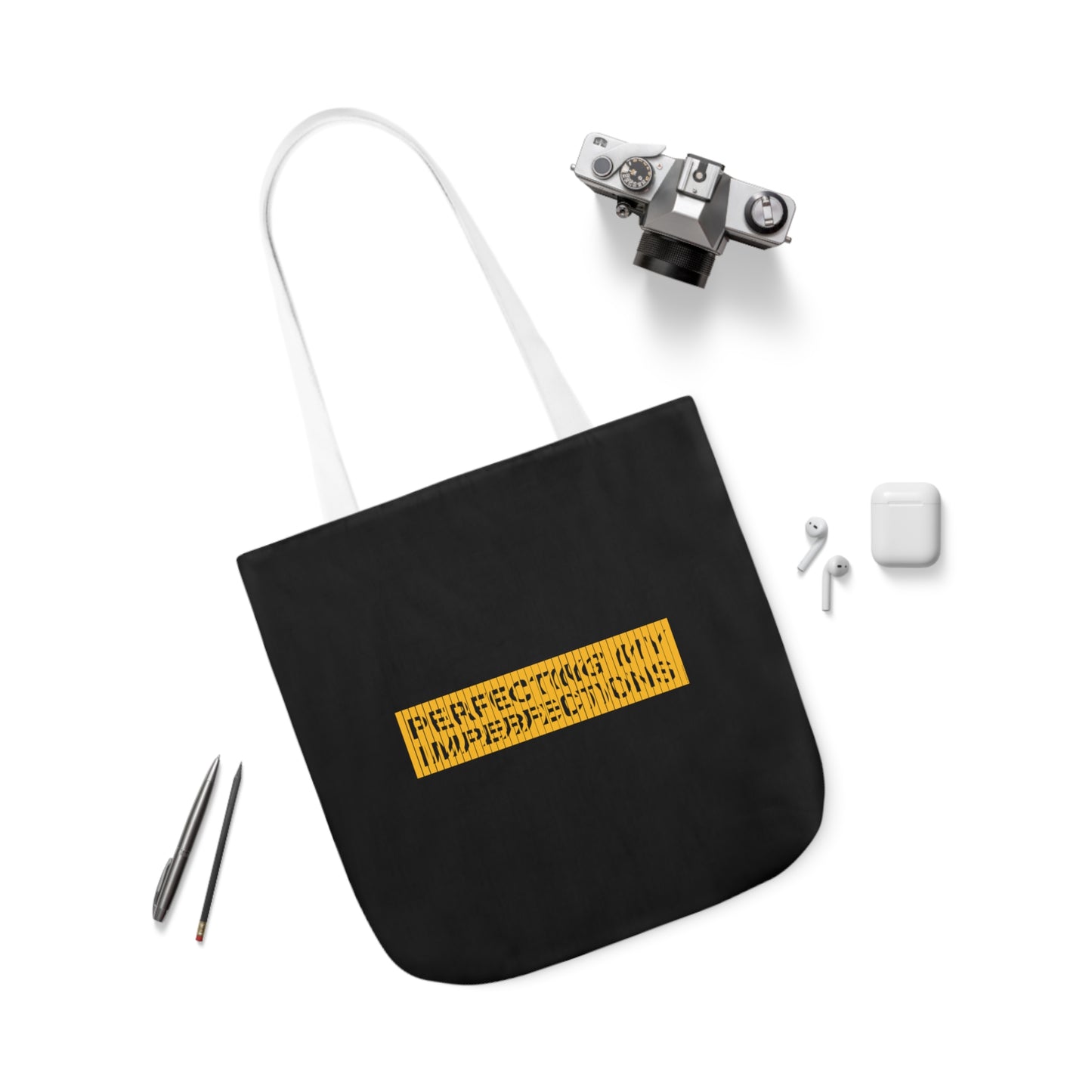 Perfecting My Imperfections Canvas Tote Bag