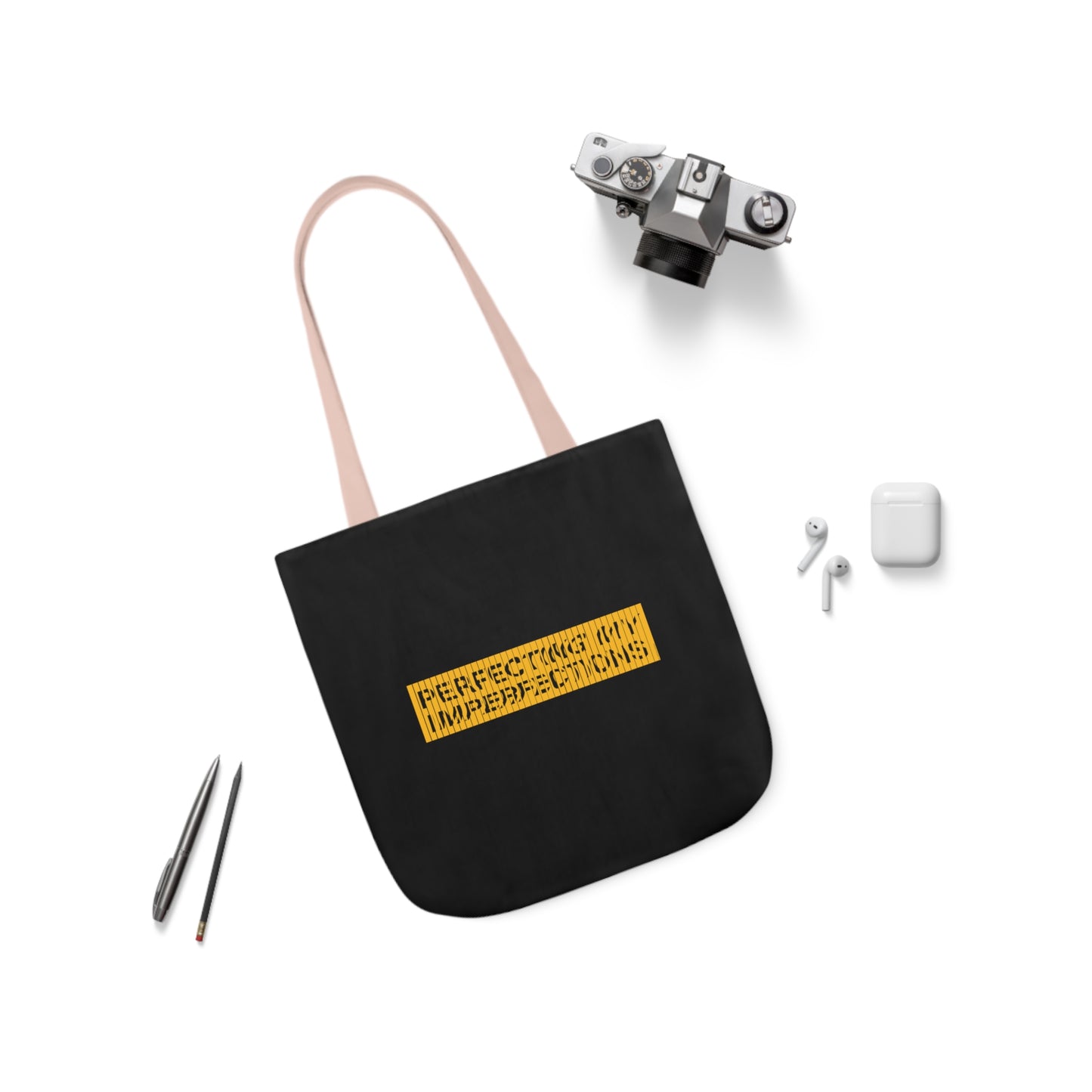 Perfecting My Imperfections Canvas Tote Bag