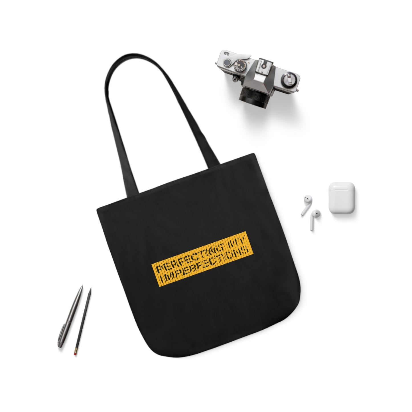 Perfecting My Imperfections Canvas Tote Bag
