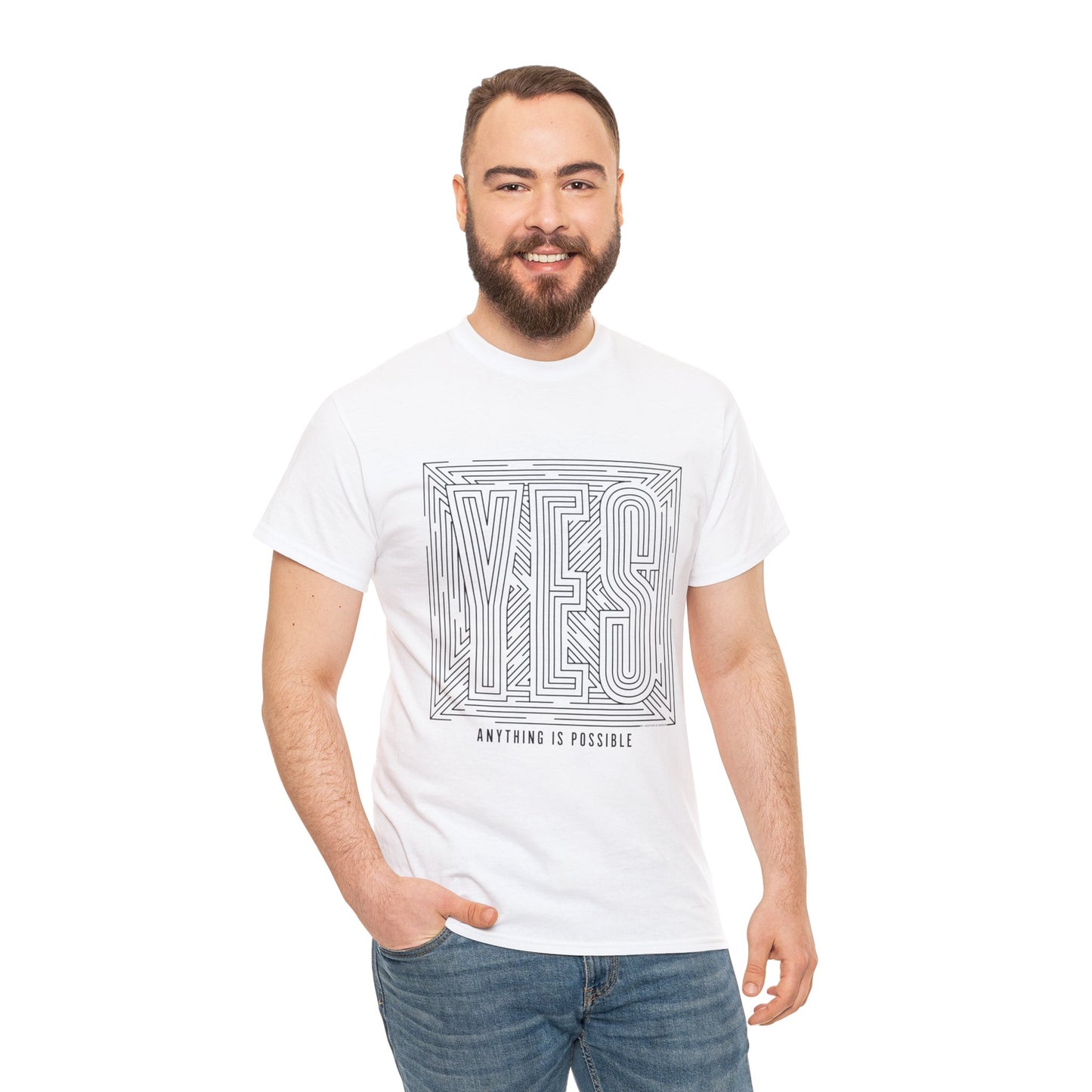 YES, Anything is Possible Unisex Heavy Cotton Tee