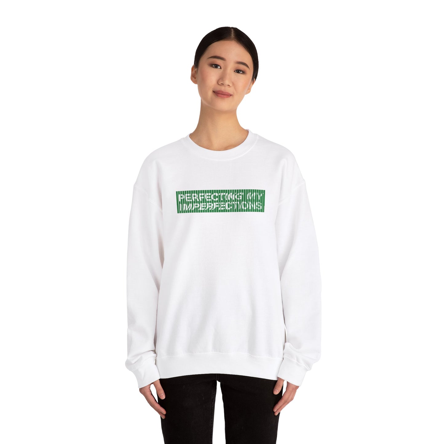 Perfecting My Imperfections Unisex Heavy Blend™ Crewneck Sweatshirt