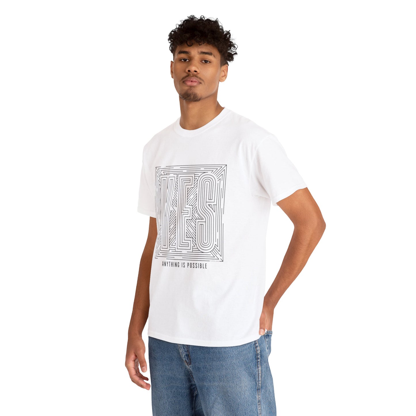 YES, Anything is Possible Unisex Heavy Cotton Tee