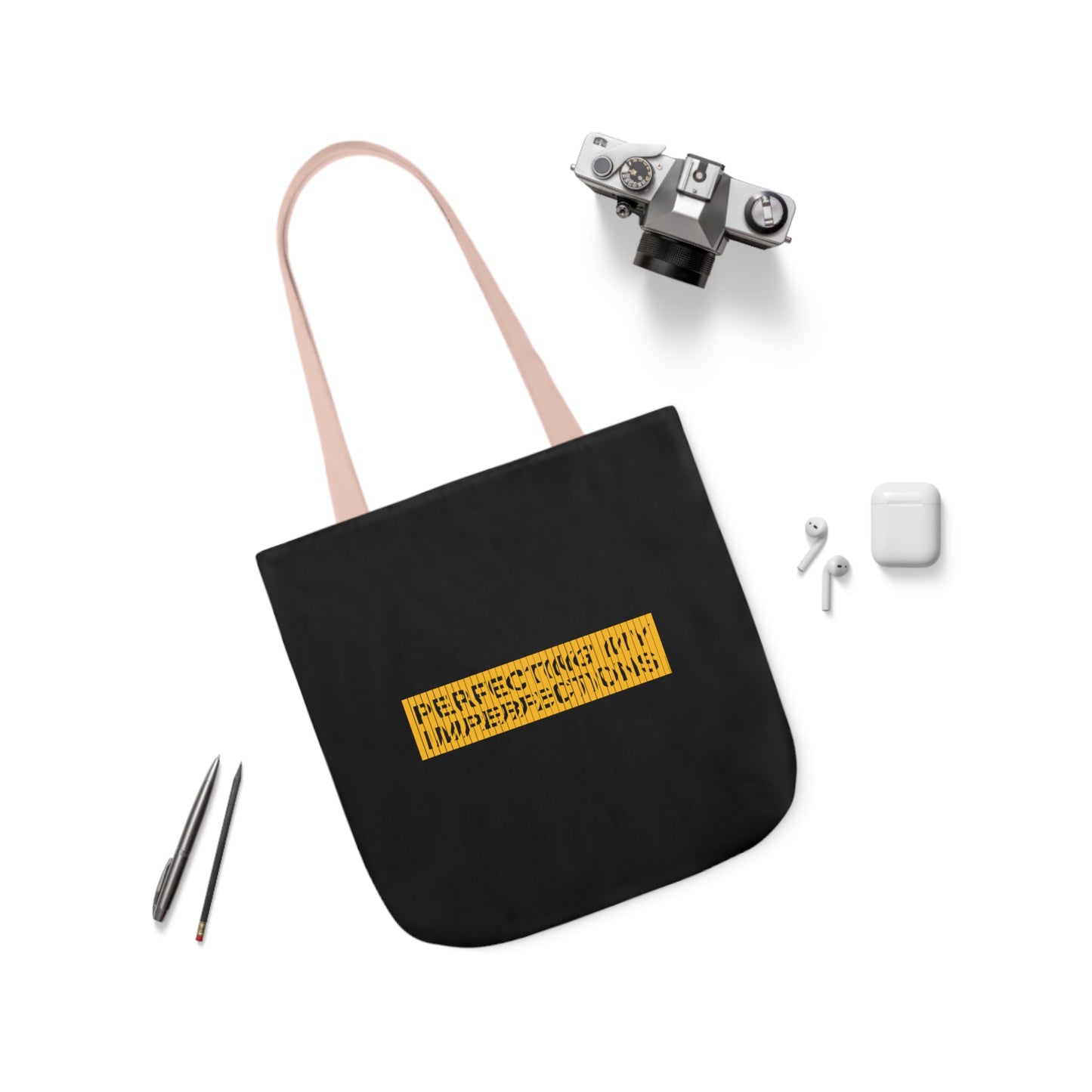 Perfecting My Imperfections Canvas Tote Bag