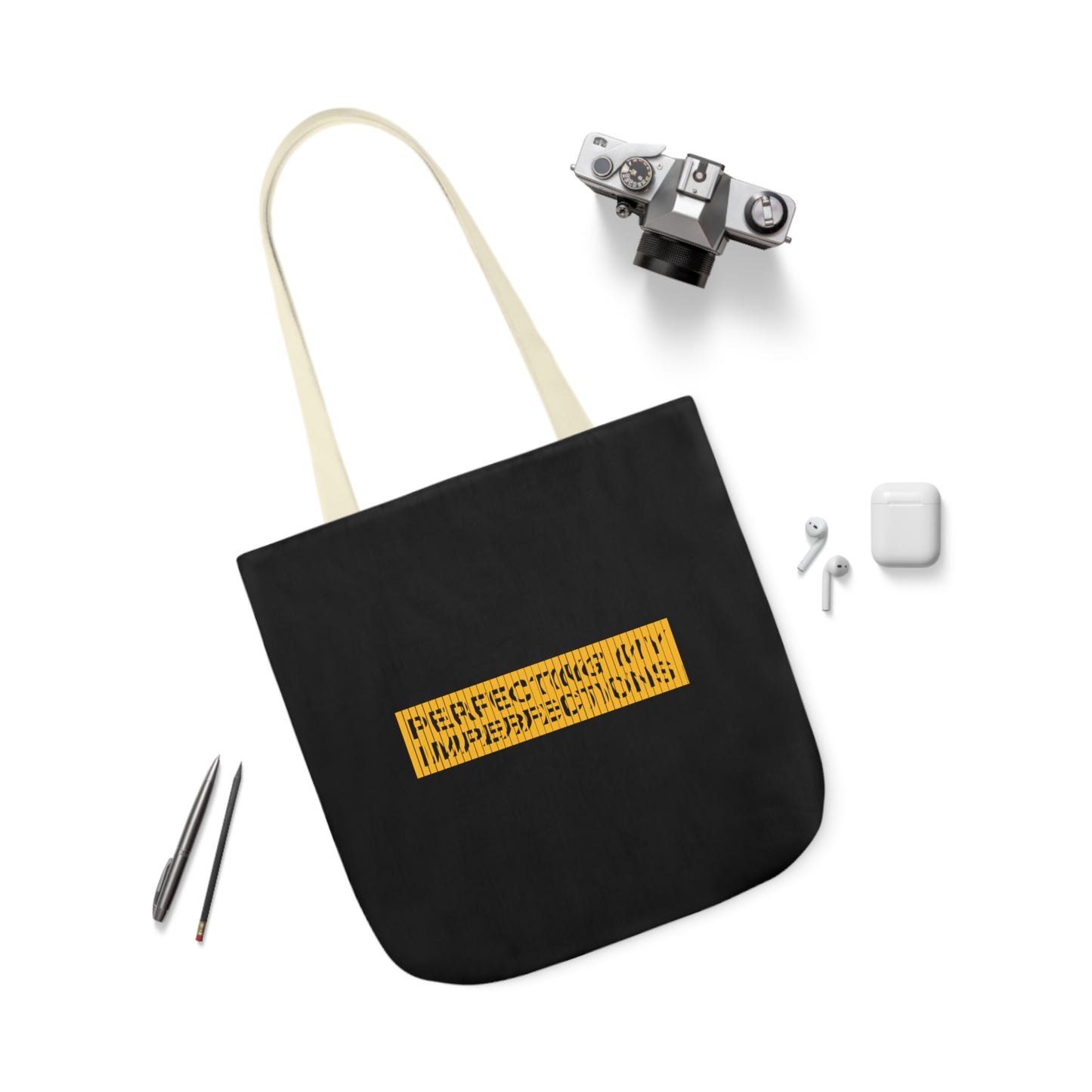 Perfecting My Imperfections Canvas Tote Bag