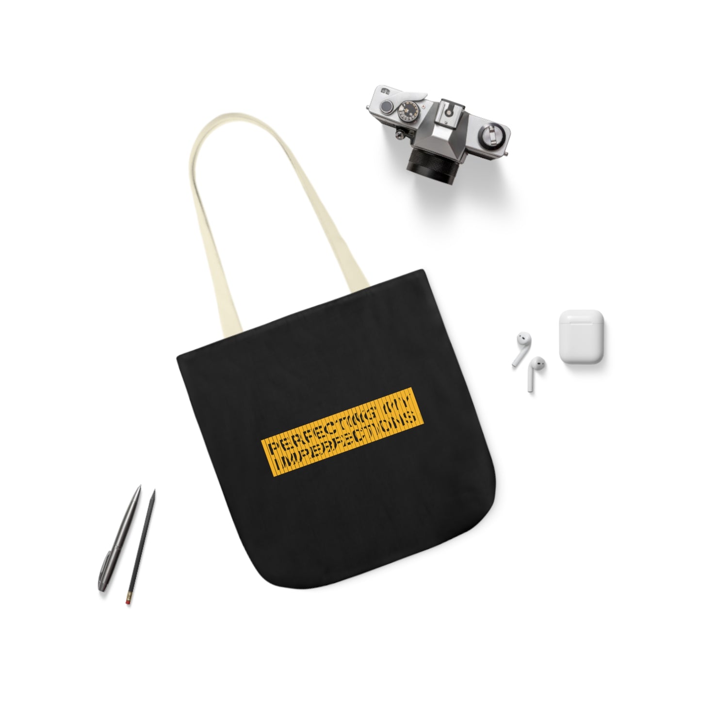 Perfecting My Imperfections Canvas Tote Bag