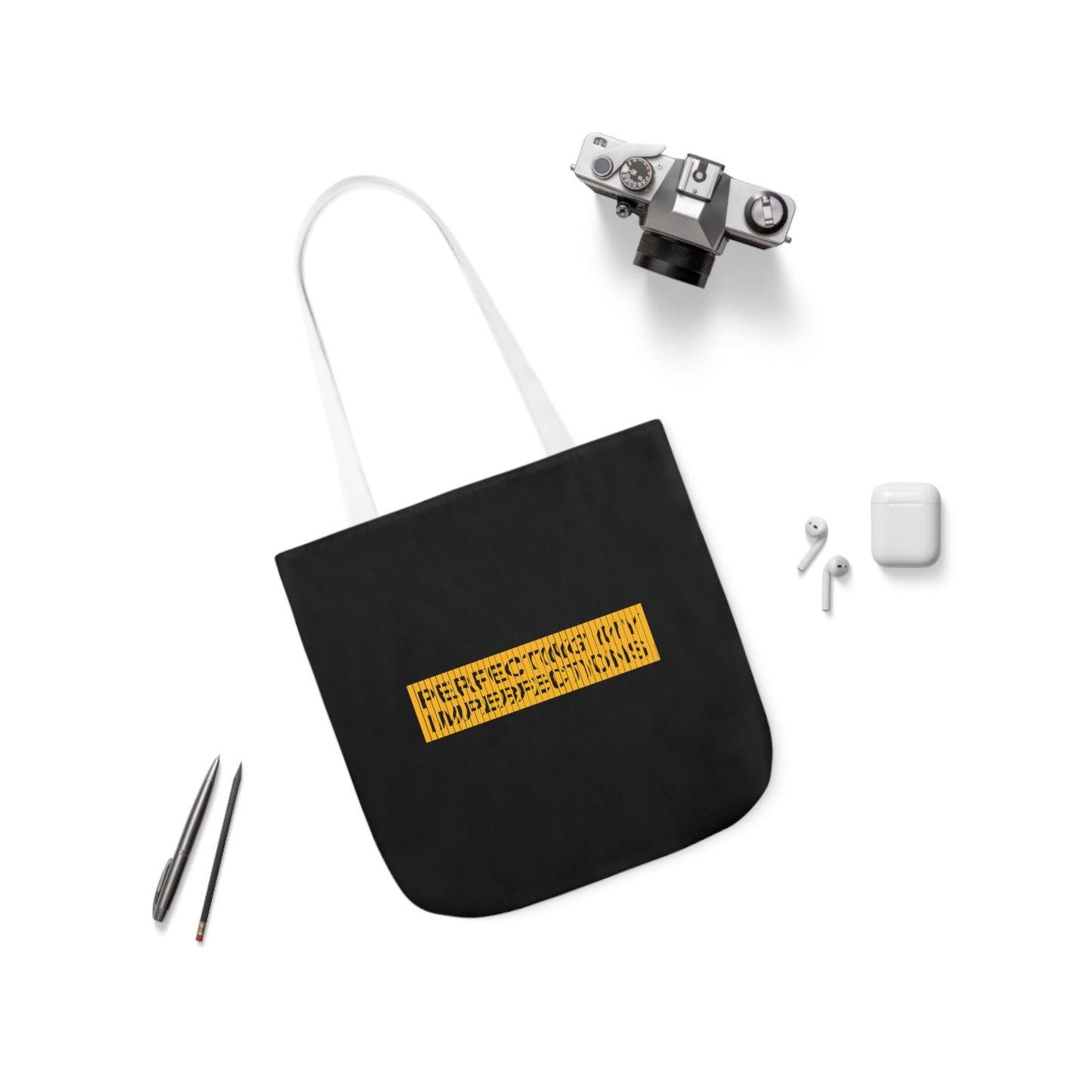 Perfecting My Imperfections Canvas Tote Bag