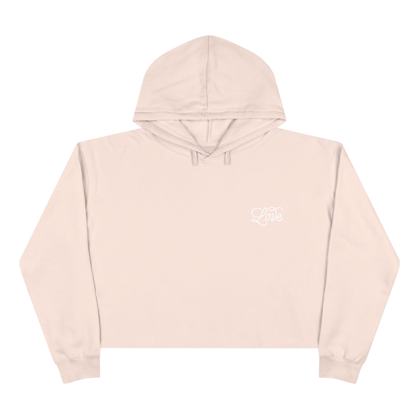 Love is A Journey Women's Crop Hoodie