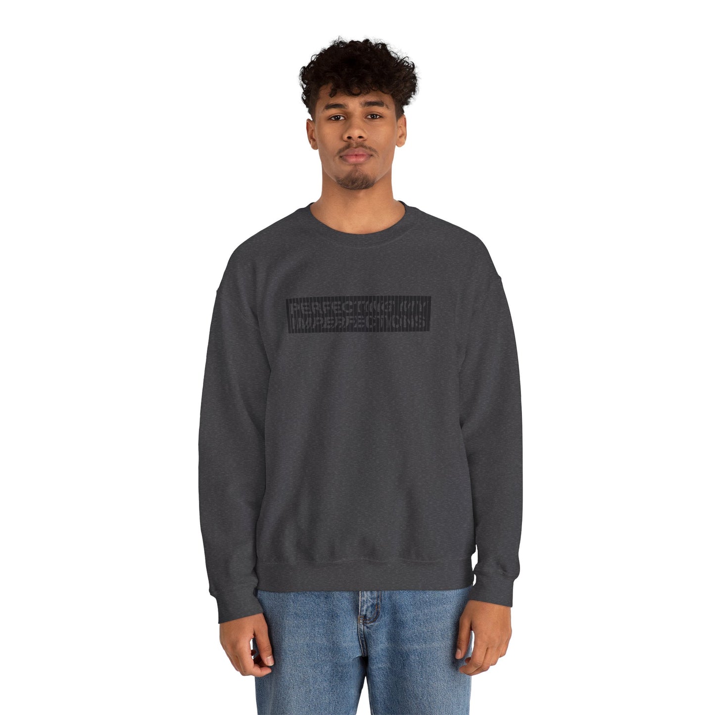 Perfecting My Imperfections Unisex Heavy Blend™ Crewneck Sweatshirt
