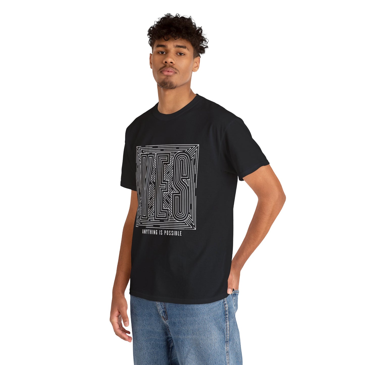 YES, Anything is Possible Unisex Heavy Cotton Tee