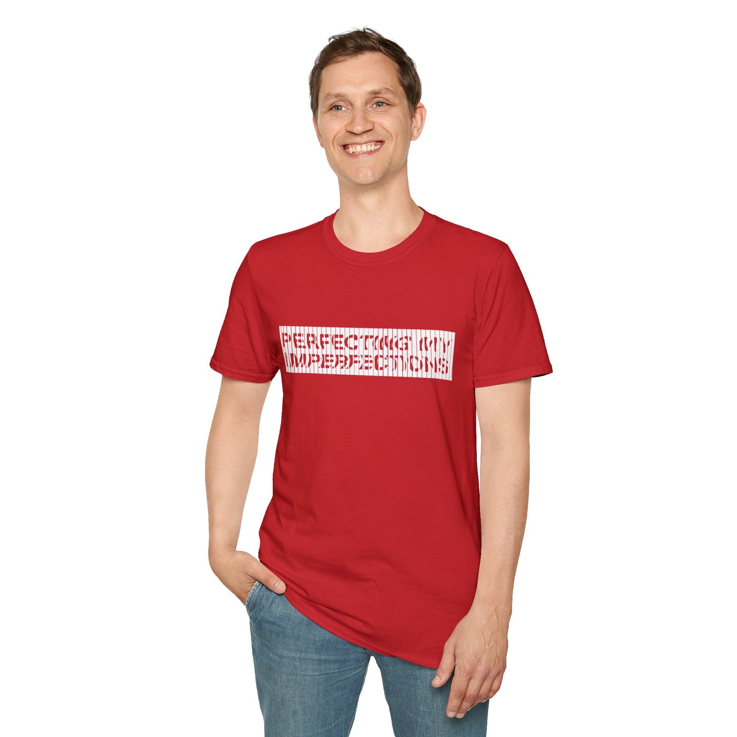 Perfecting My Imperfections Unisex Softstyle T-Shirt