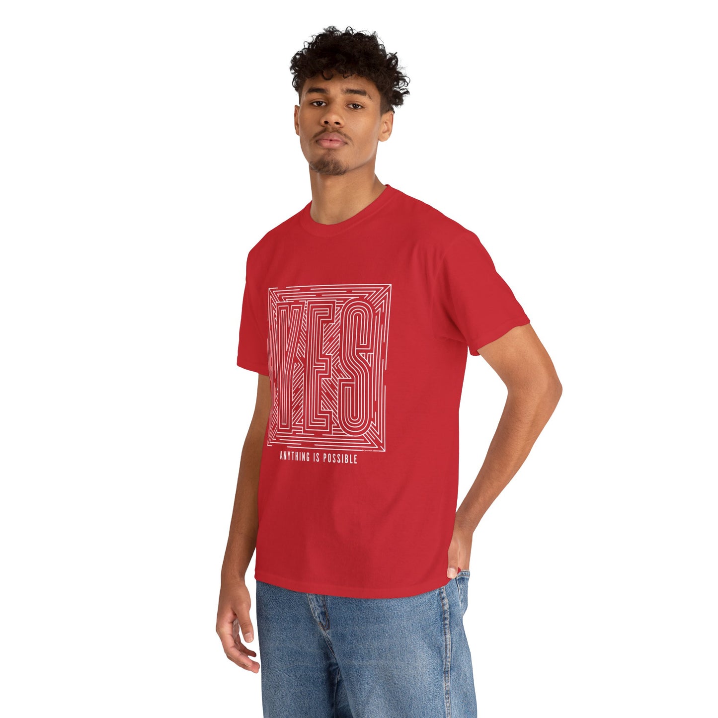 YES, Anything is Possible Unisex Heavy Cotton Tee