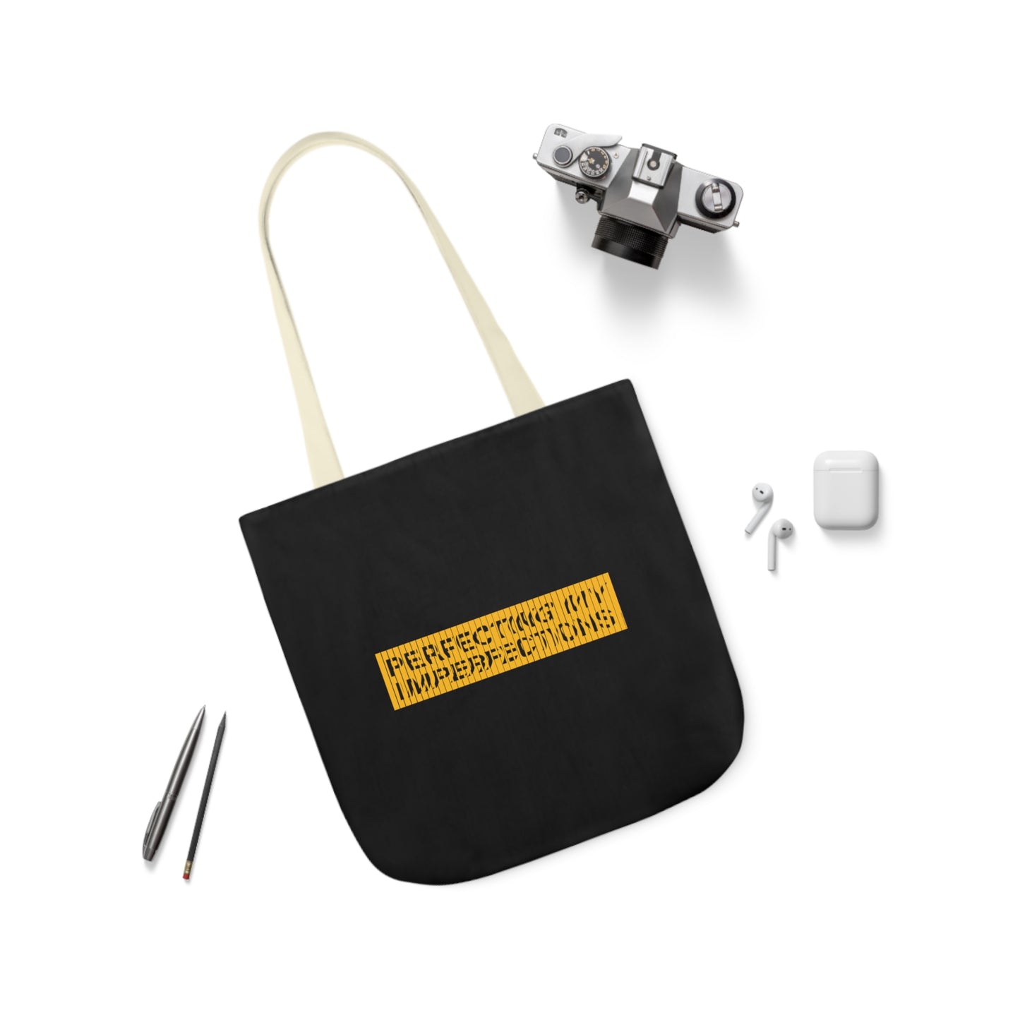 Perfecting My Imperfections Canvas Tote Bag