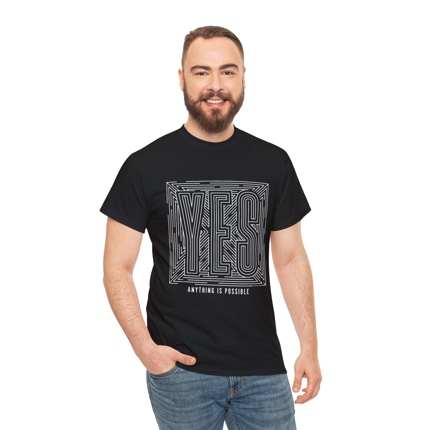 YES, Anything is Possible Unisex Heavy Cotton Tee