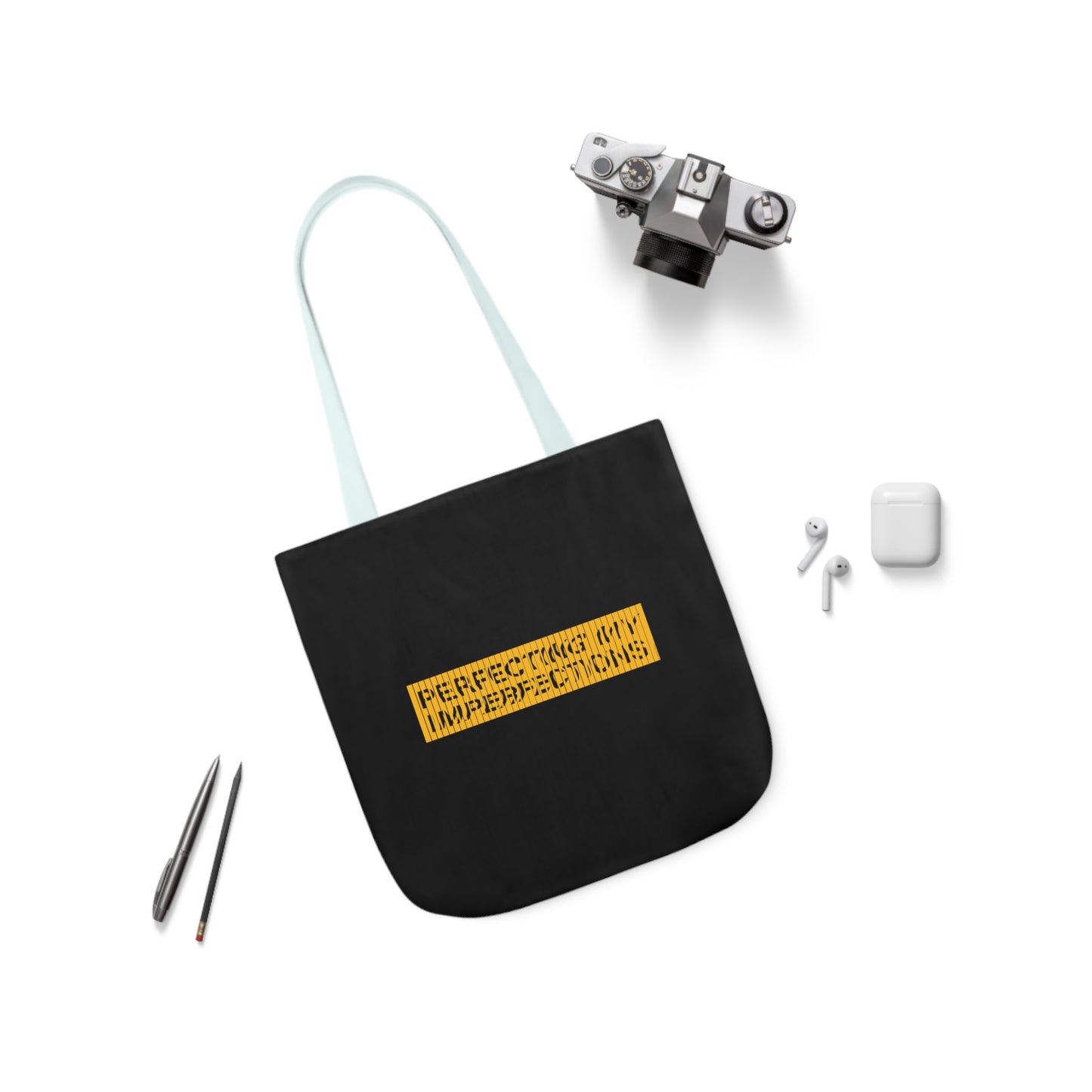 Perfecting My Imperfections Canvas Tote Bag