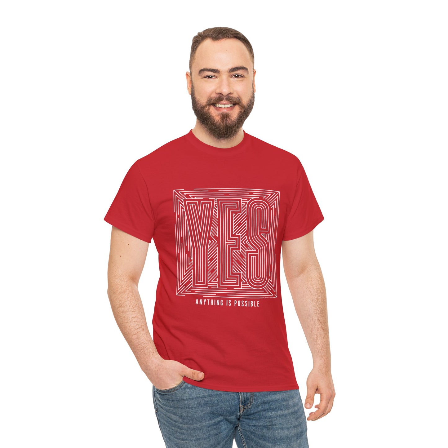 YES, Anything is Possible Unisex Heavy Cotton Tee