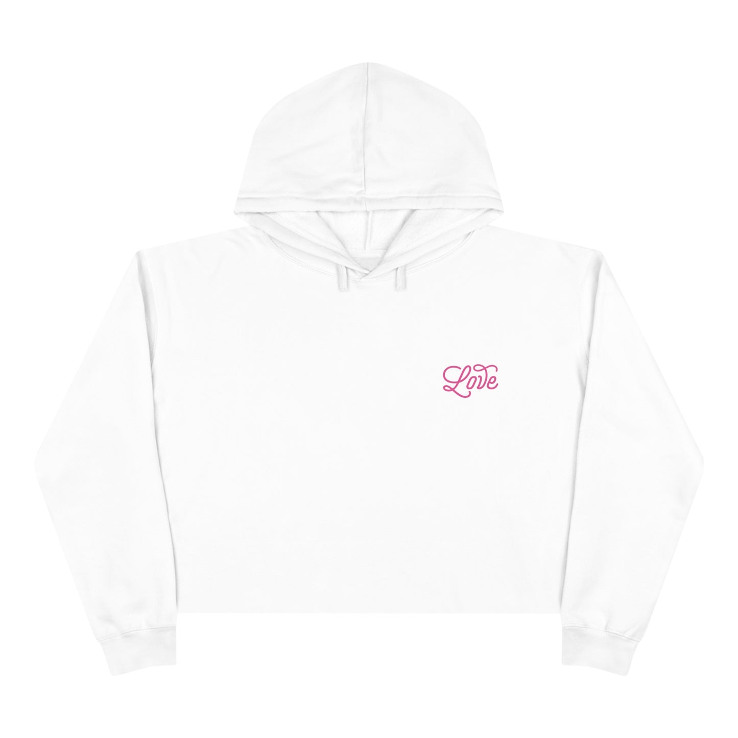 Love is A Journey Women's Crop Hoodie