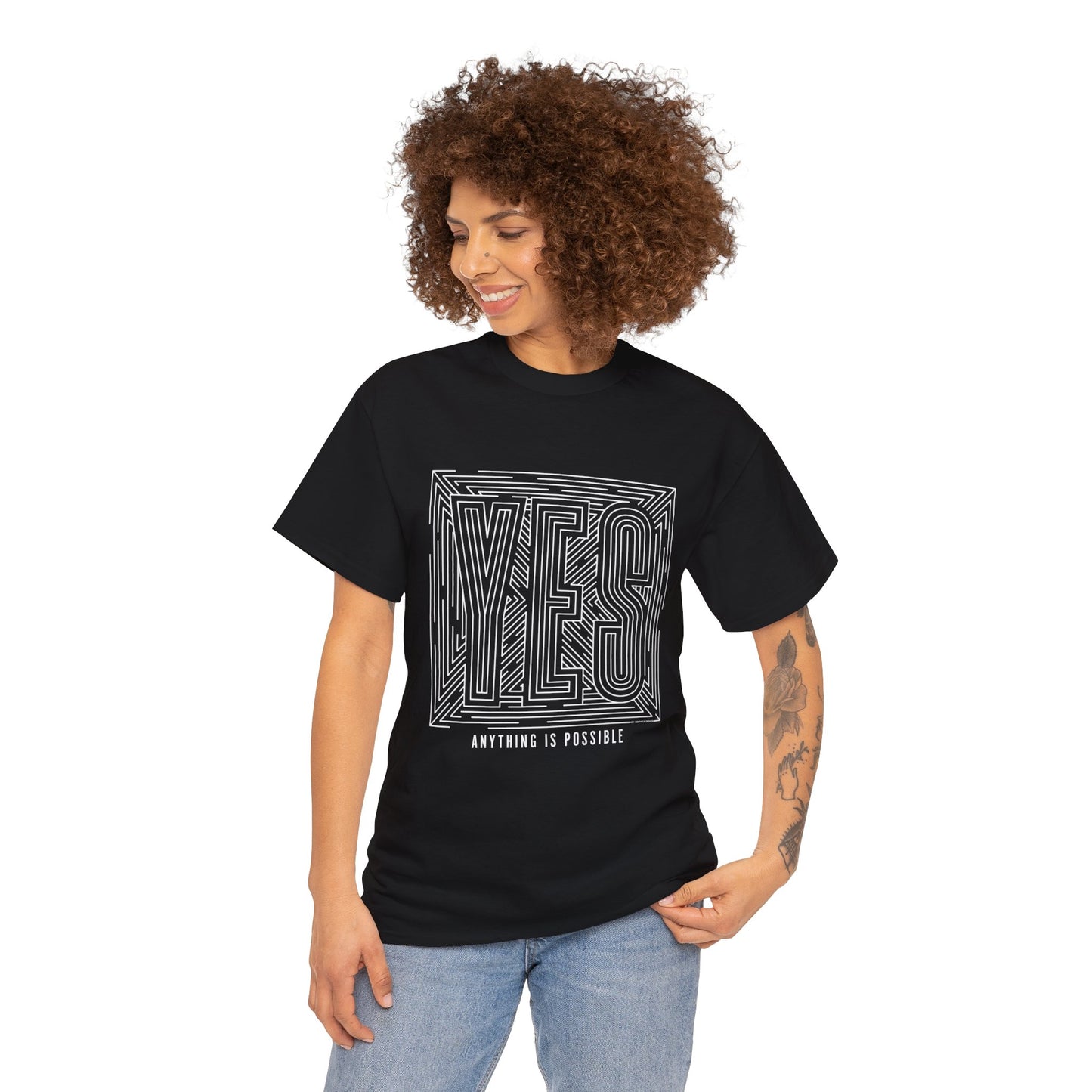 YES, Anything is Possible Unisex Heavy Cotton Tee