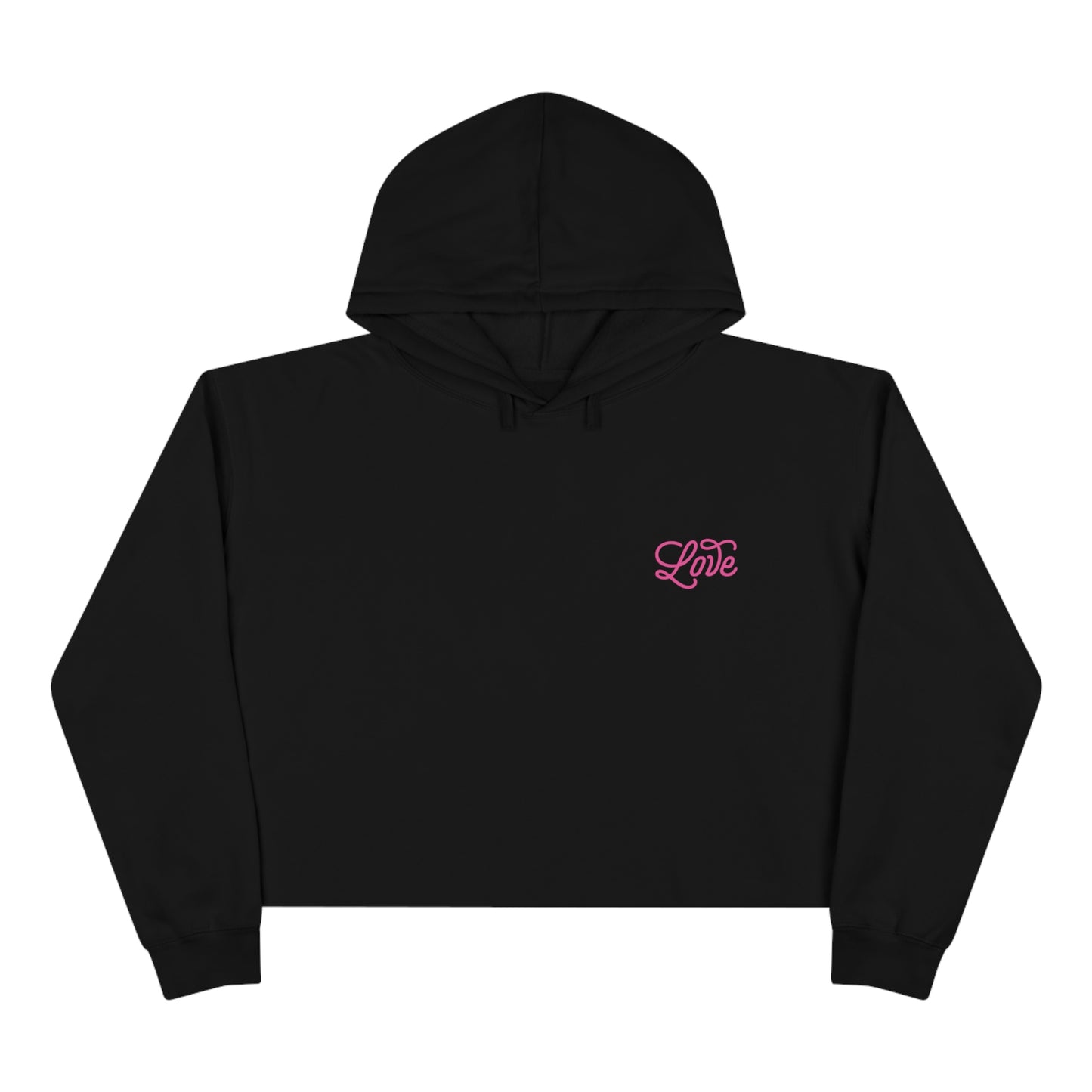 Love is A Journey Women's Crop Hoodie