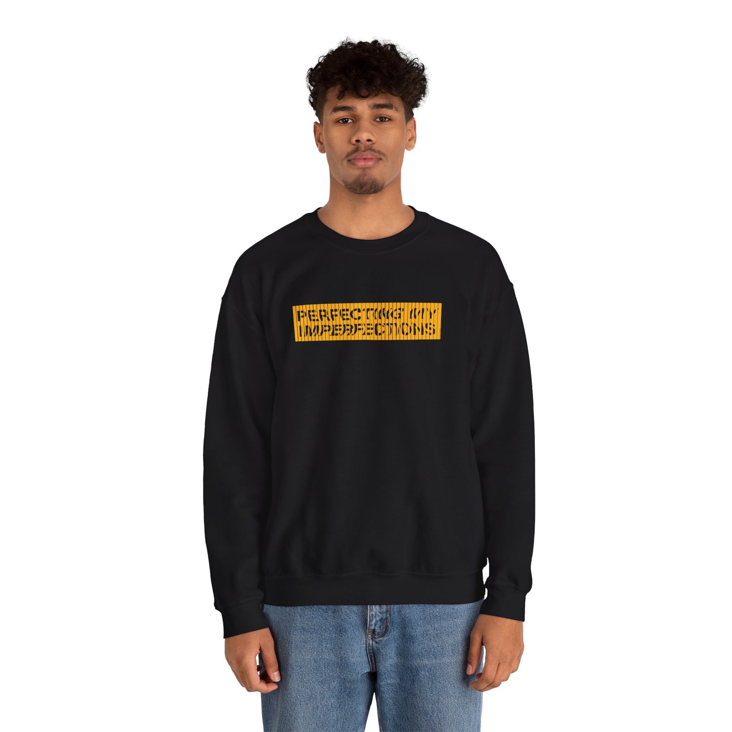 Perfecting My Imperfections Unisex Heavy Blend™ Crewneck Sweatshirt