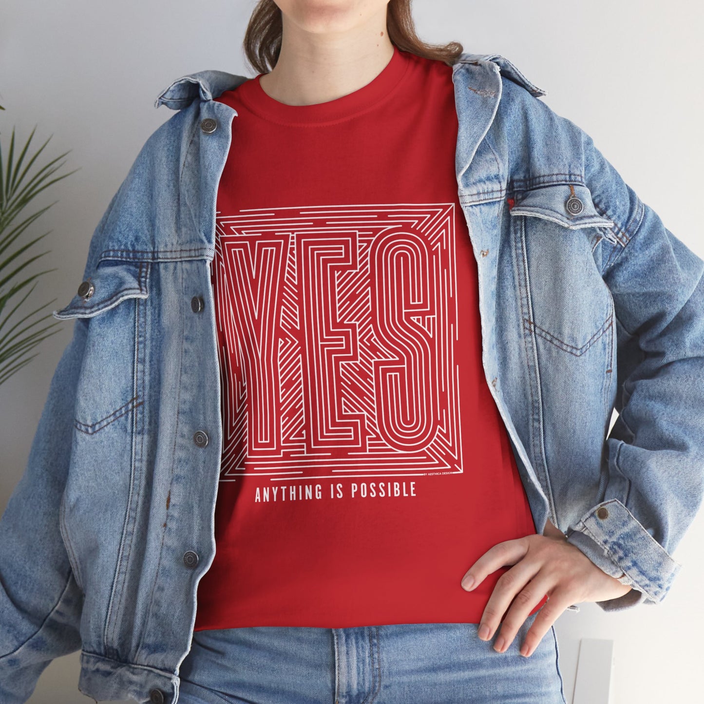 YES, Anything is Possible Unisex Heavy Cotton Tee