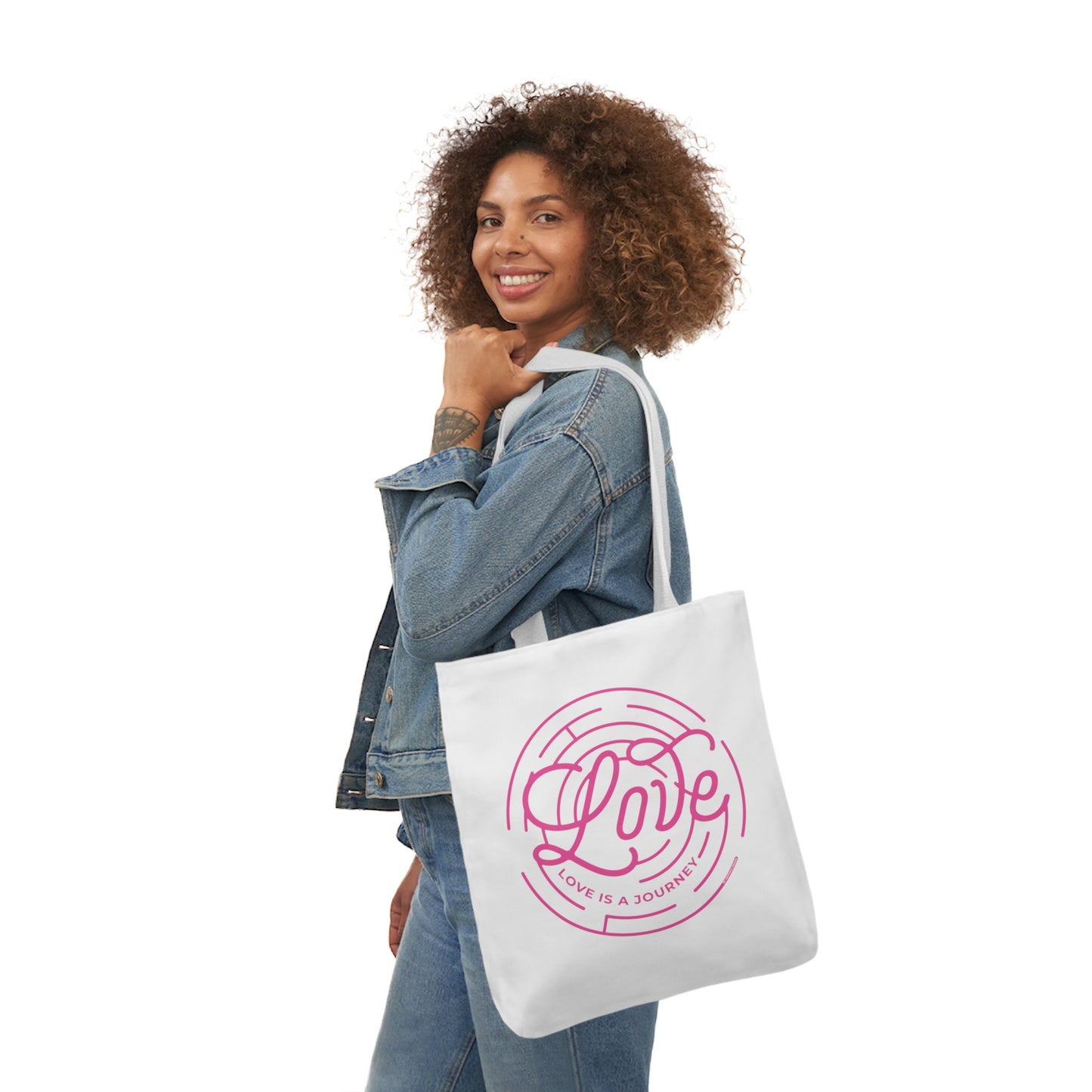 Love is a Journey Canvas Tote Bag