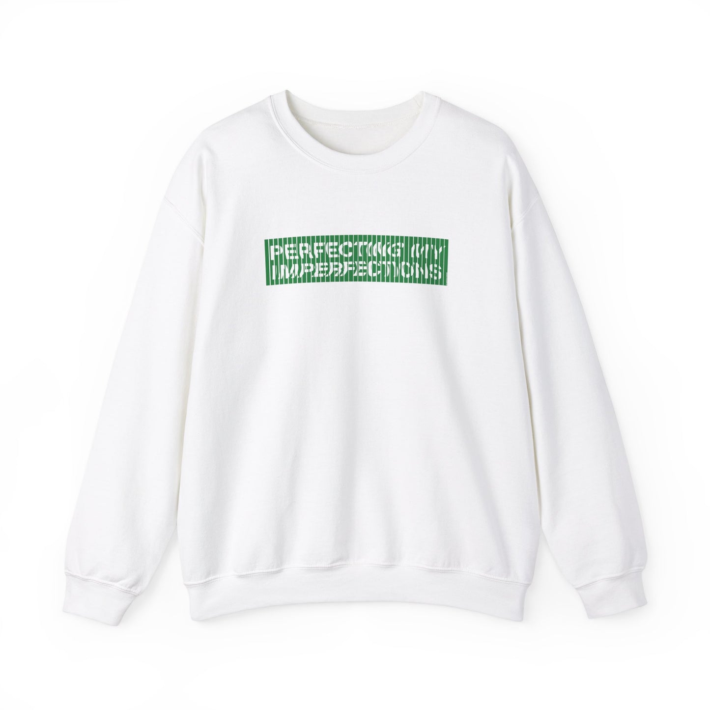 Perfecting My Imperfections Unisex Heavy Blend™ Crewneck Sweatshirt