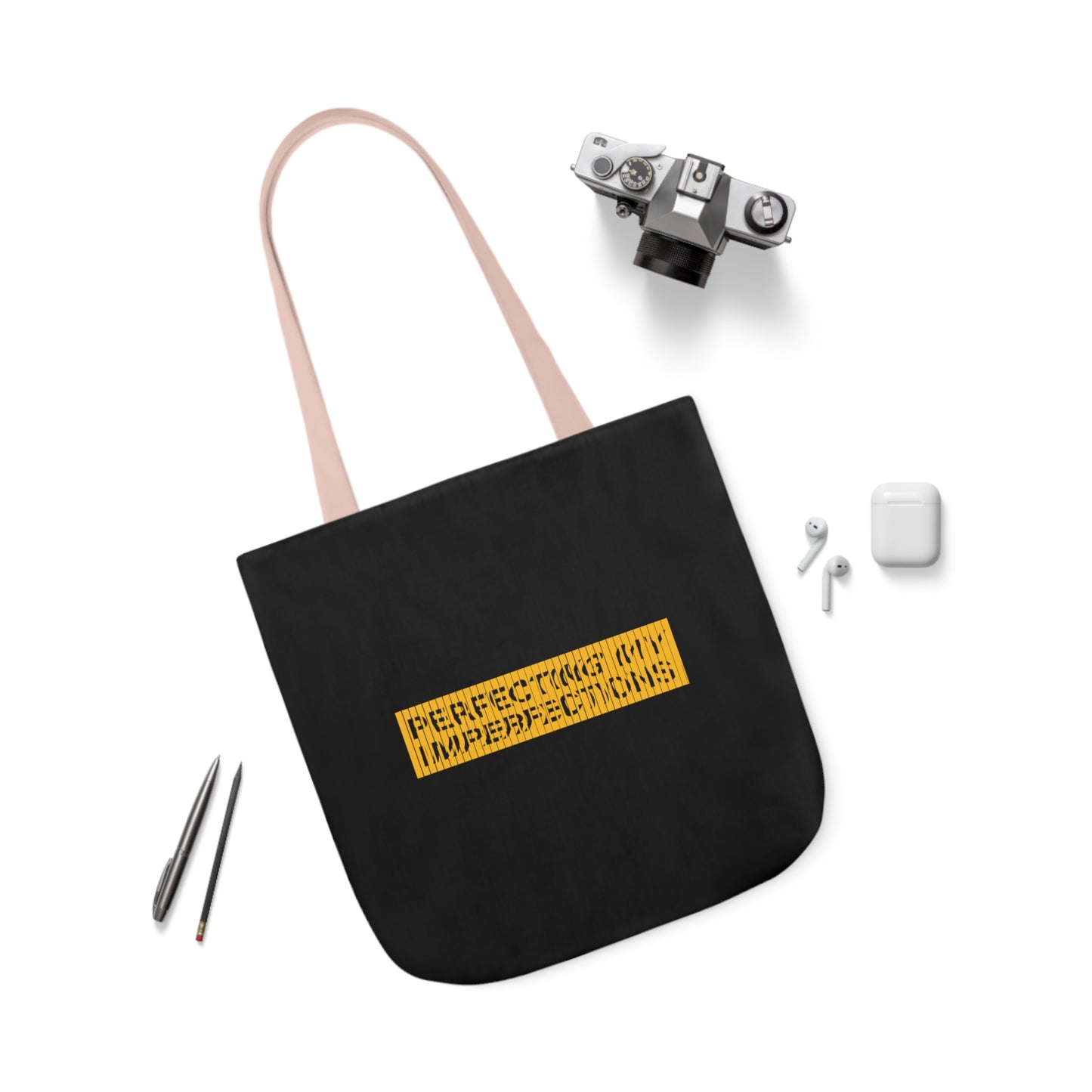 Perfecting My Imperfections Canvas Tote Bag